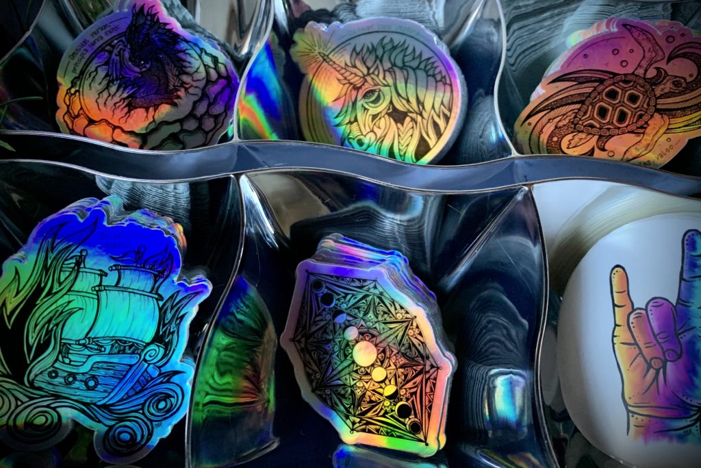 Holo stickers